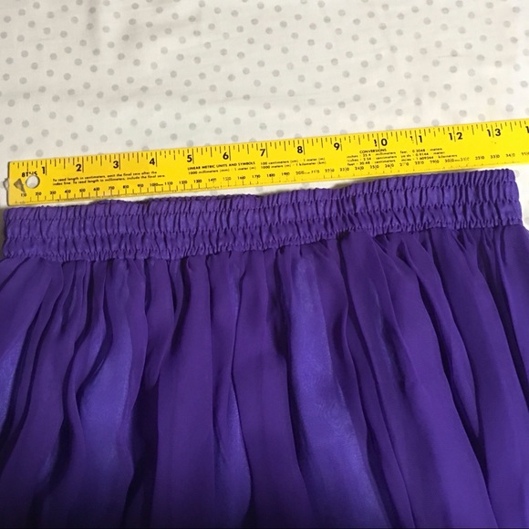 Vtg Full gathered  layered Easter skirt Elastic Waist 26-32” The Very Thing - Picture 5 of 15